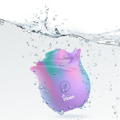 Zen Rose - Unicorn - Handheld Rose Clitoral and Nipple Stimulator | 810080750128 | Available at EroticWarehouse.com