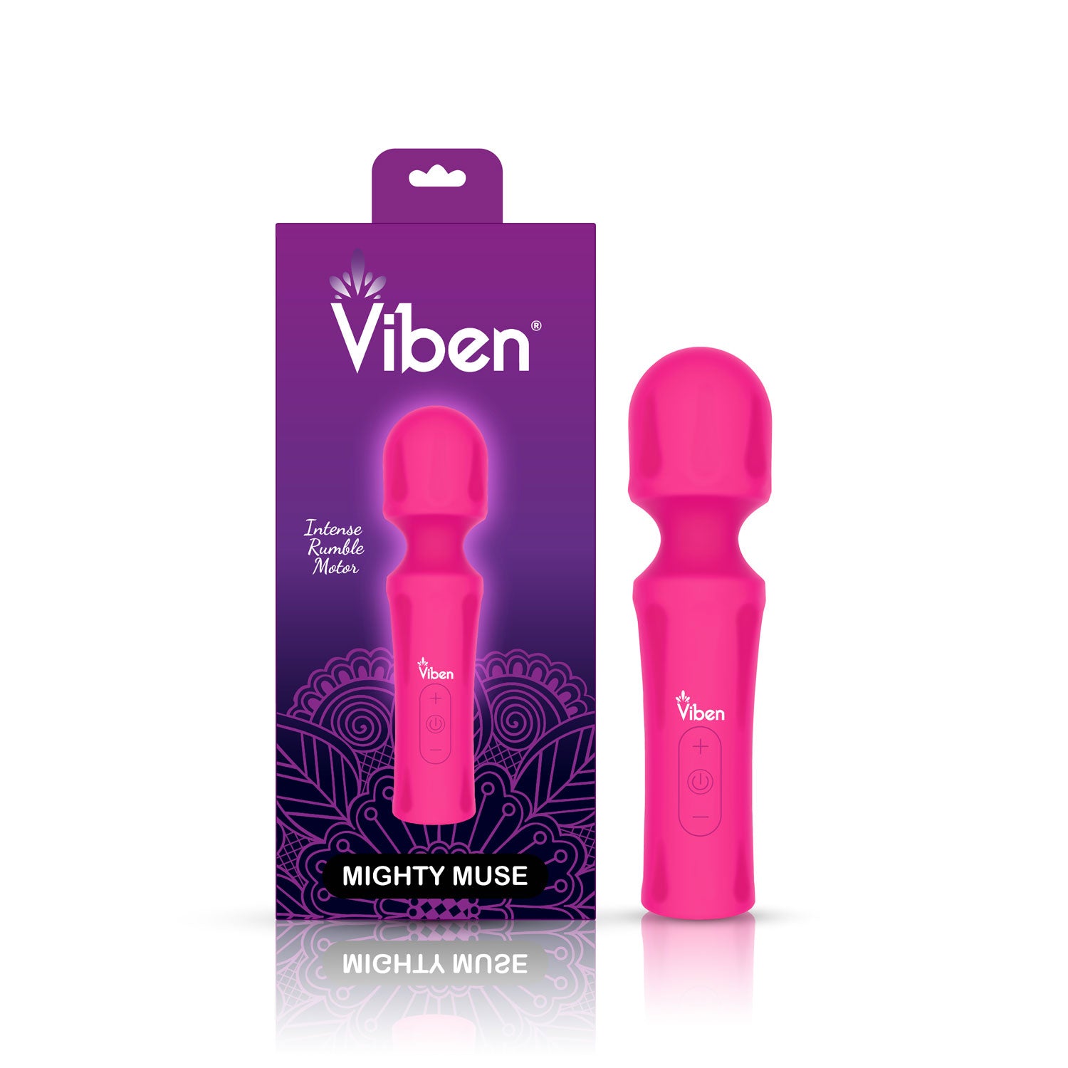 Mighty Muse - Hot Pink - Powerful Personal Wand - Massager | 810080750159 | Available at EroticWarehouse.com