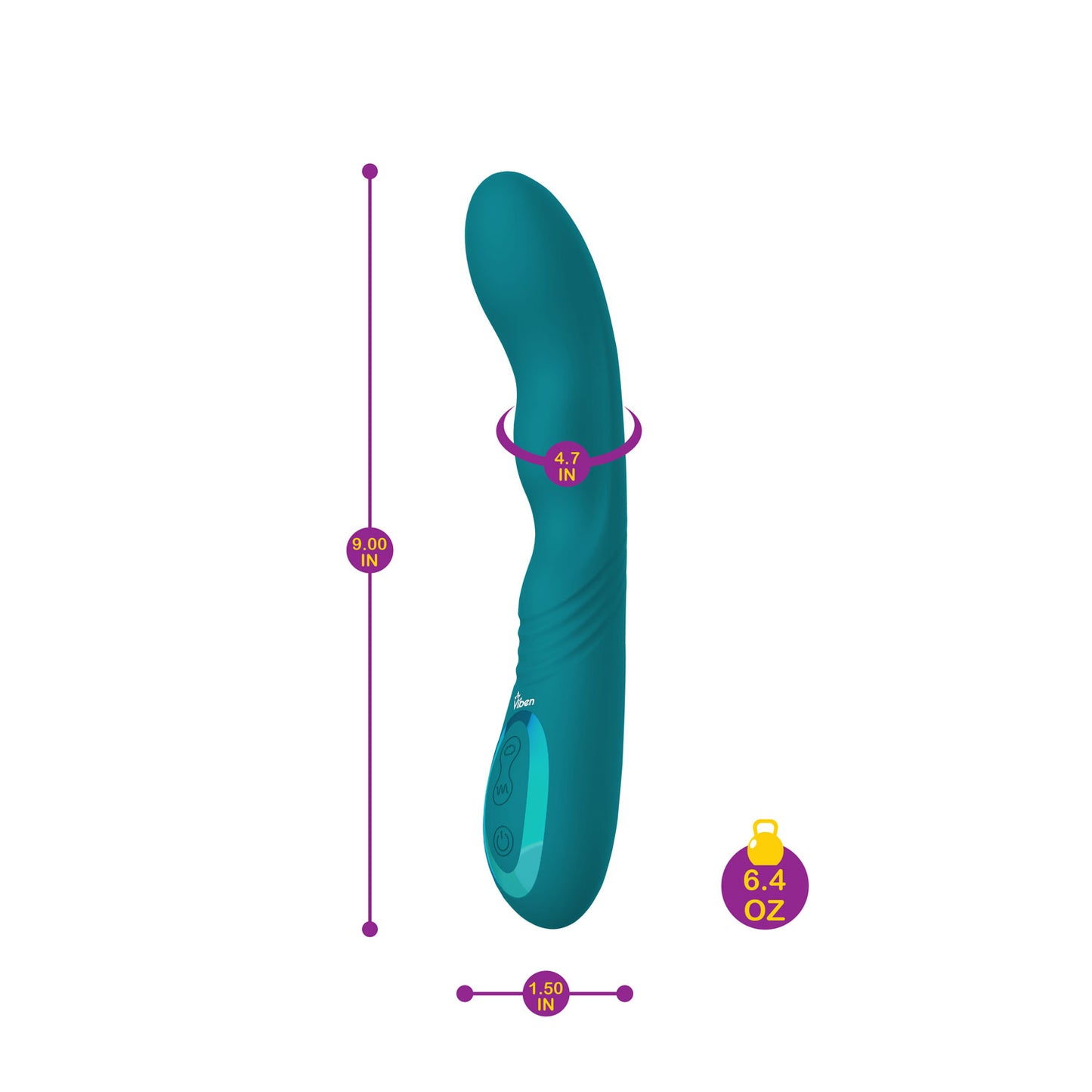 Swagger - Ocean - Wriggling G-Spot Vibe | 810080750180 | Available at EroticWarehouse.com