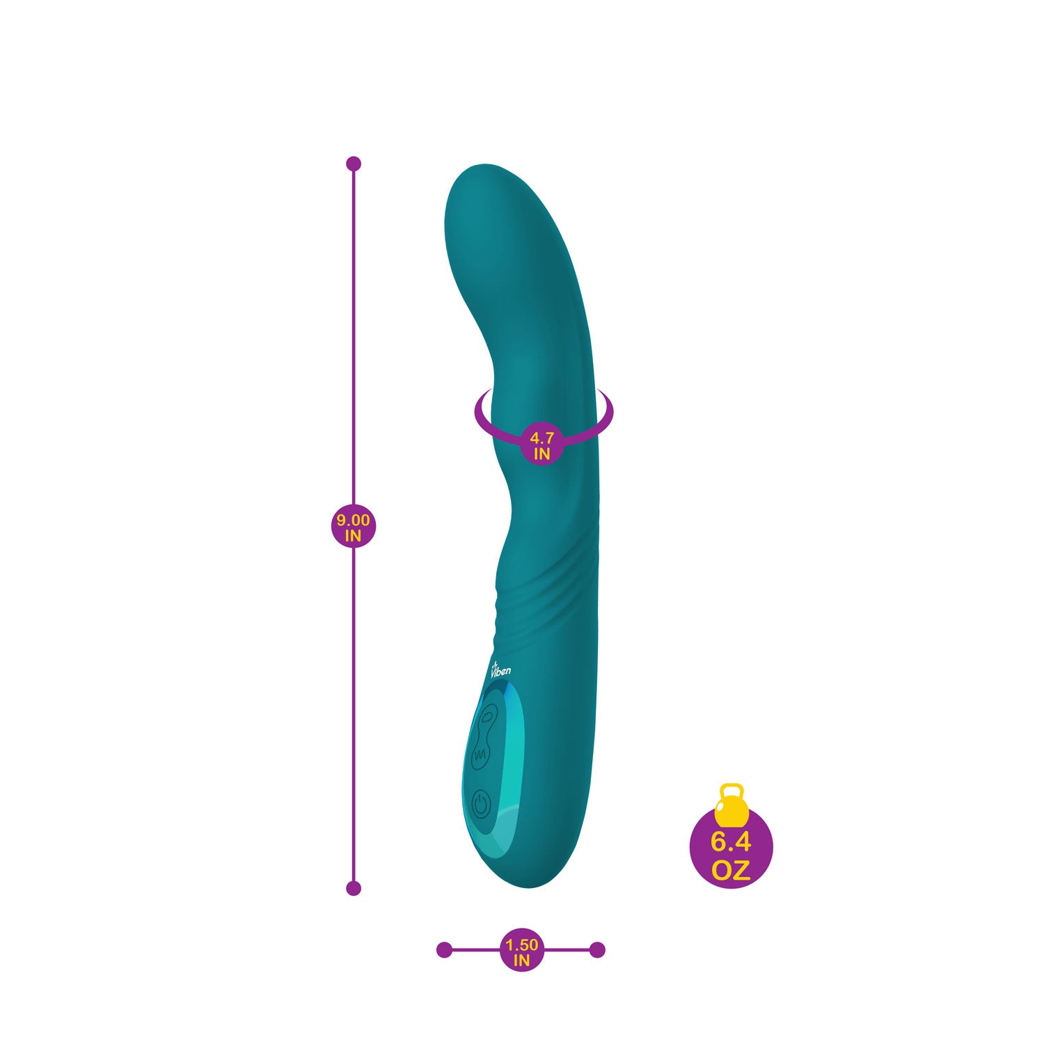 Swagger - Ocean - Wriggling G-Spot Vibe | 810080750180 | Available at EroticWarehouse.com