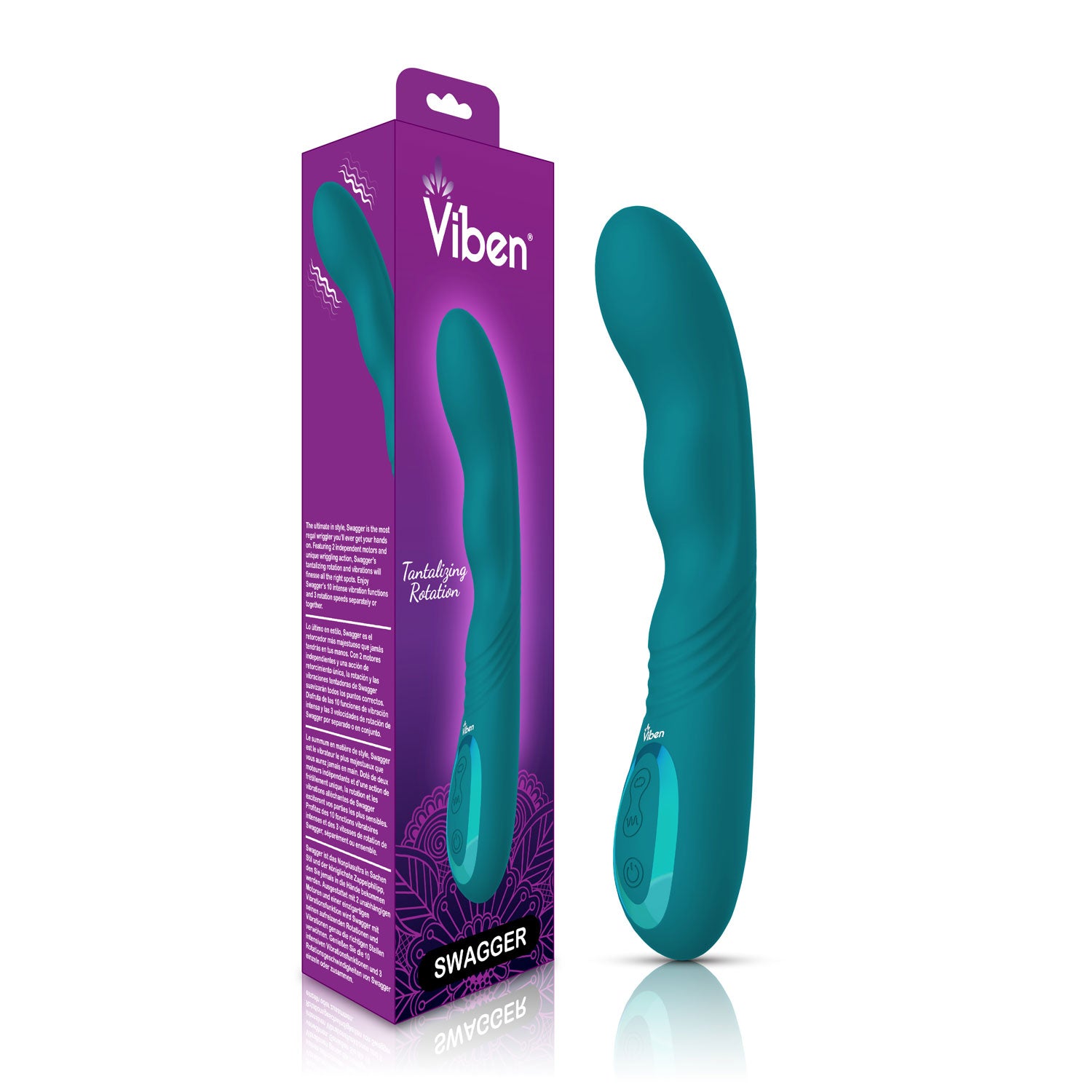 Swagger - Ocean - Wriggling G-Spot Vibe | 810080750180 | Available at EroticWarehouse.com