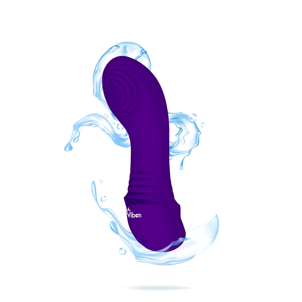 Sabela - Violet - Intense Mini G-Spot Vibe With Thumping Pad | 810080750265 | Available at EroticWarehouse.com