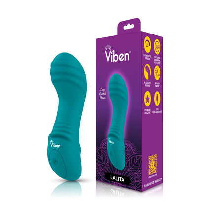 Lalita - Ocean - Intense Mini G-Spot Vibe With Pleasure Ridges | 810080750272 | Available at EroticWarehouse.com