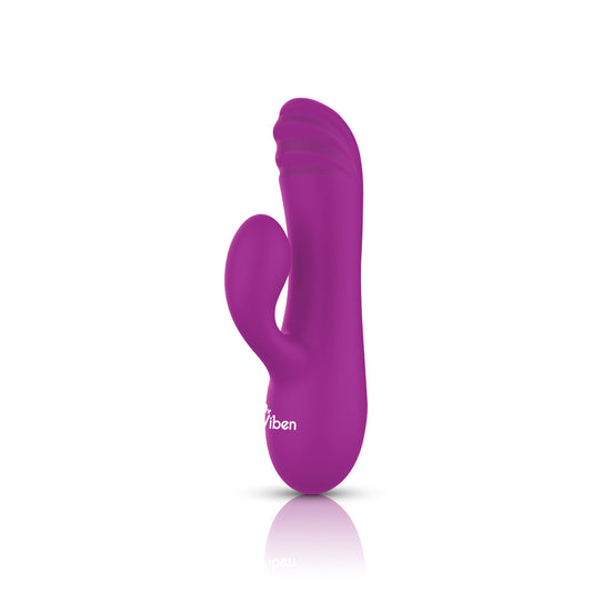 Jolie - Berry - Intense Mini Rabbit Vibe With Pleasure Ridges | 810080750289 | Available at EroticWarehouse.com