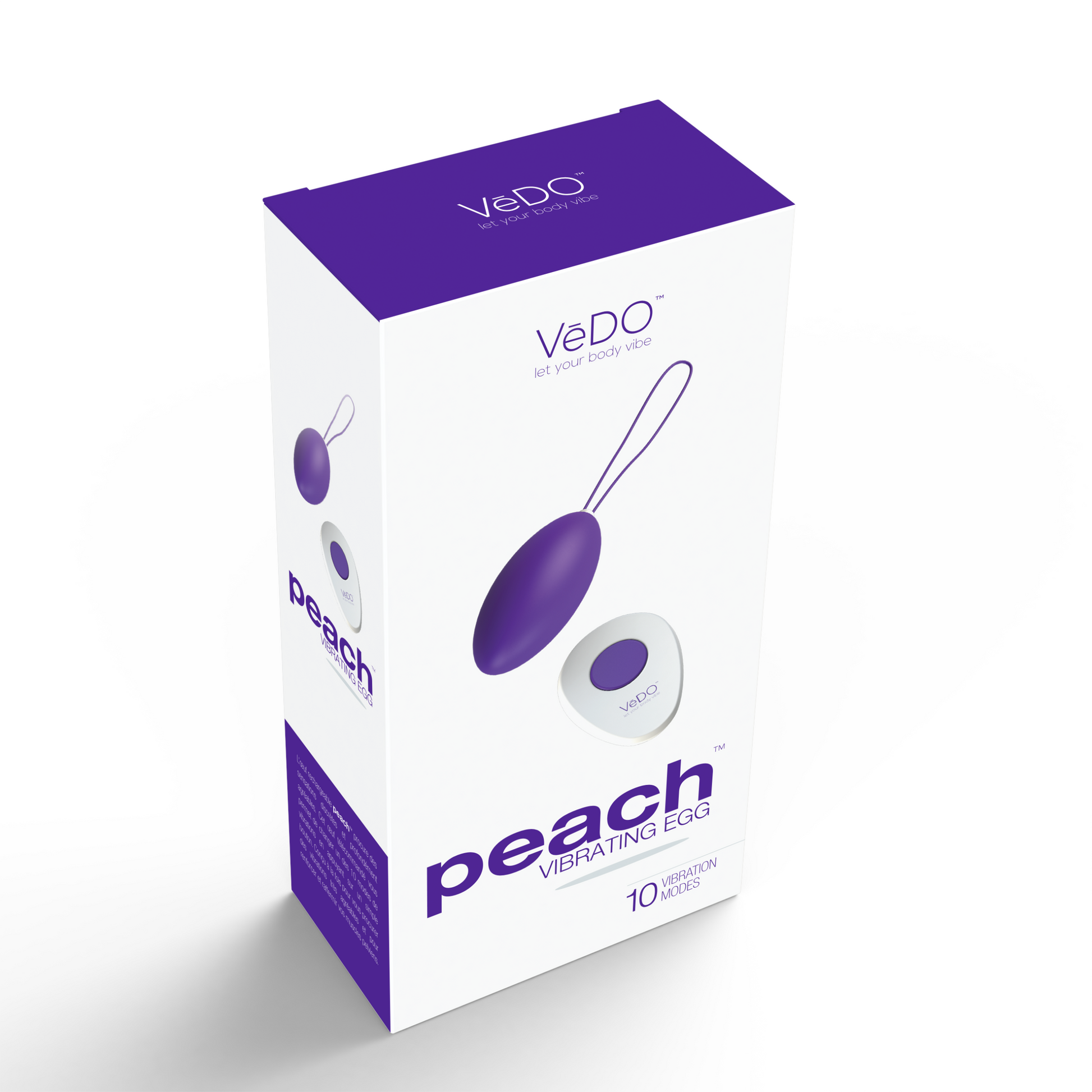 Peach Vibrating Egg - Into You Indigo | 731882511505 | Available at EroticWarehouse.com