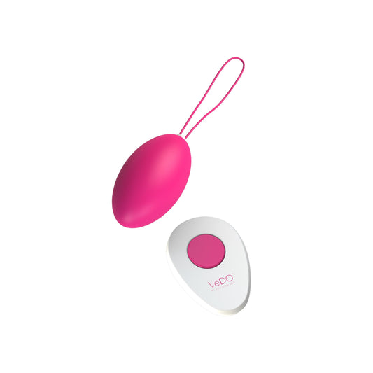 Peach Vibrating Egg - Foxy Pink | 731882511499 | Available at EroticWarehouse.com