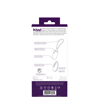 Kiwi Rechargeable Insertable Bullet - Deep Purple | 716053727572 | Available at EroticWarehouse.com