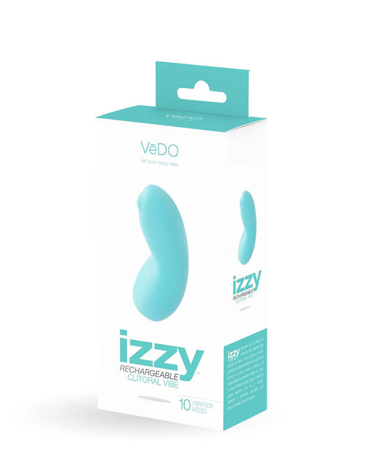 Izzy Rechargeable Vibe -Turquoise | 789185757243 | Available at EroticWarehouse.com