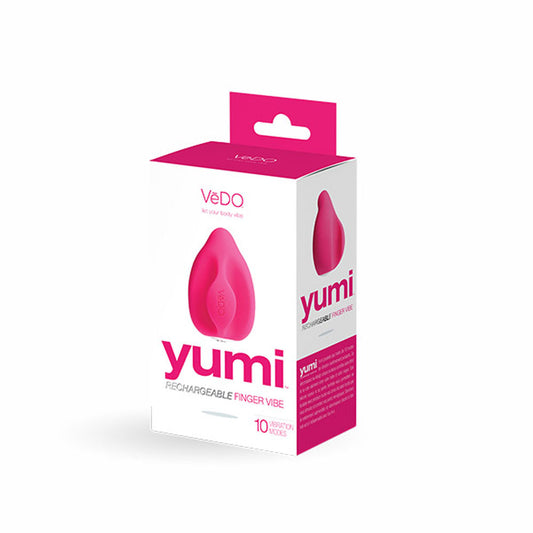 Yumi Rechargeable Finger Vibe - Foxy Pink | 789185756970 | Available at EroticWarehouse.com