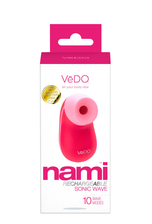 Nami Rechargeable Sonic Vibe - Foxy Pink | 716053727800 | Available at EroticWarehouse.com