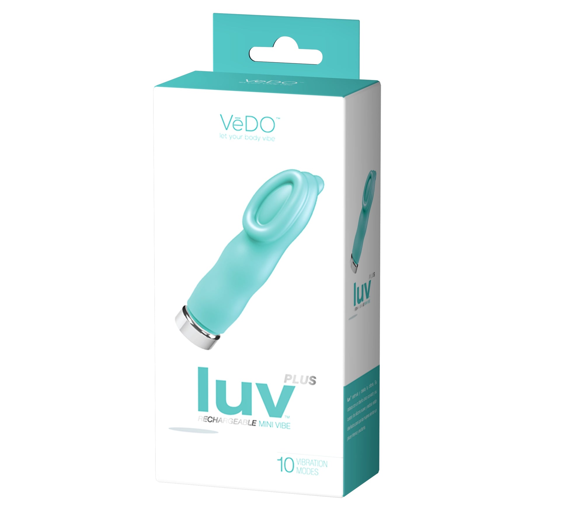 Luv Plus Rechargeable Mini Vibe - Tease Me Turquoise | 731882511673 | Available at EroticWarehouse.com