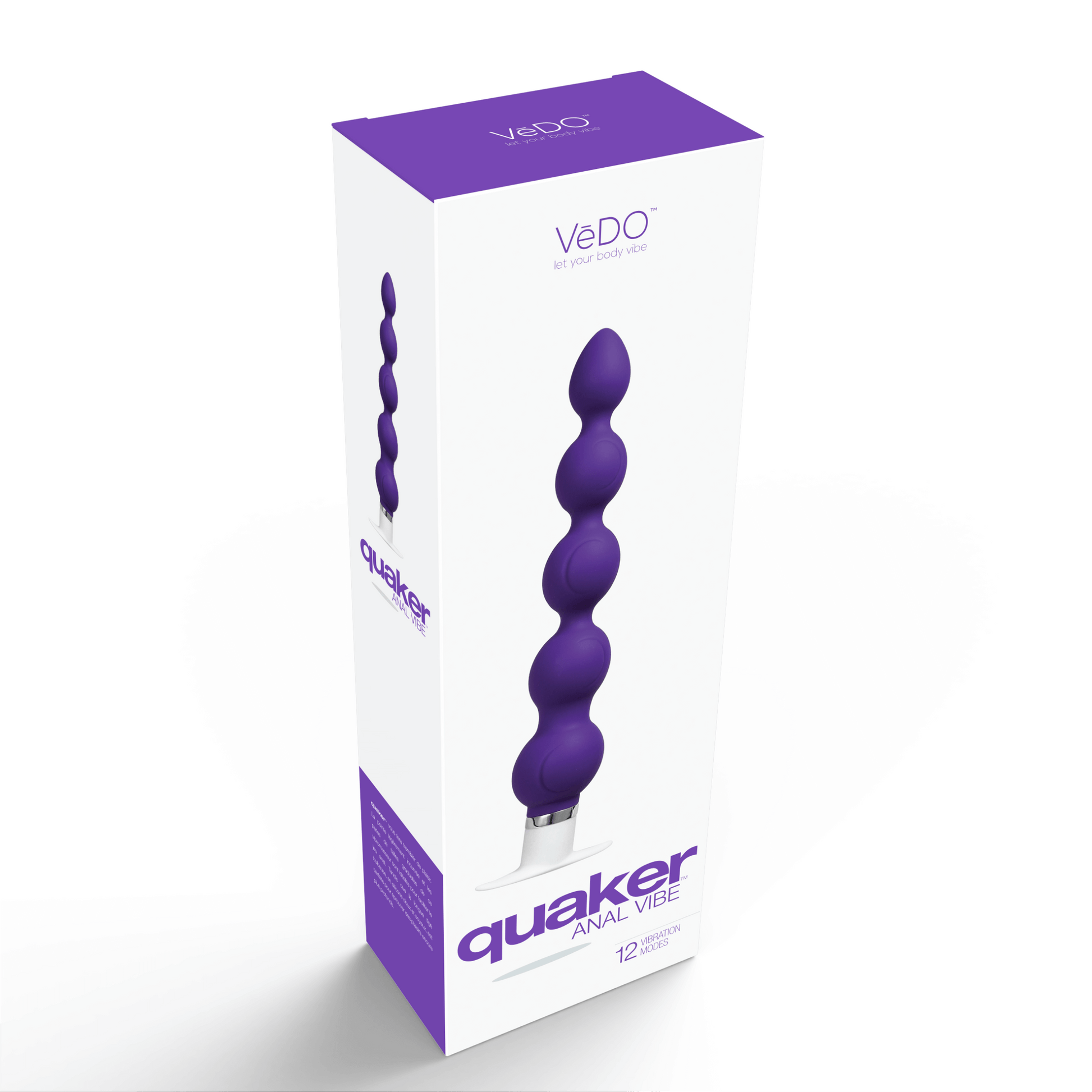 Quaker Anal Vibe - Into You Indigo | 854306004602 | Available at EroticWarehouse.com