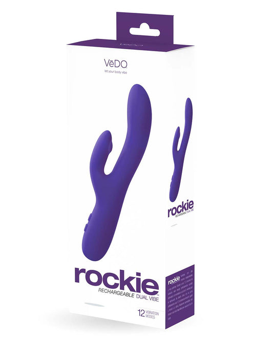 Rockie Dual Rechargeable Vibe - Indigo | 789185757205 | Available at EroticWarehouse.com