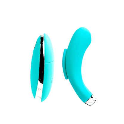 Niki Rechargeable Flexible Magnetic Panty Vibe - Turquoise | 789185756918 | Available at EroticWarehouse.com