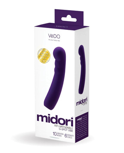 Midori Rechargeable G-Spot Vibe - Deep Purple | 792816281482 | Available at EroticWarehouse.com