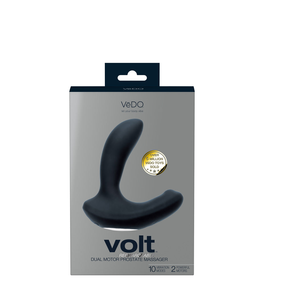 Volt Rechargeable Prostate Vibe - Black | 850052871208 | Available at EroticWarehouse.com