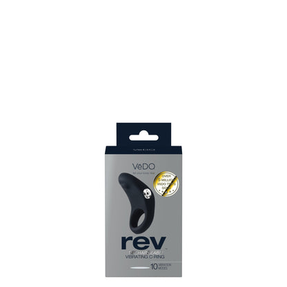 Rev Rechargeable Vibrating C-Ring - Black | 850052871031 | Available at EroticWarehouse.com