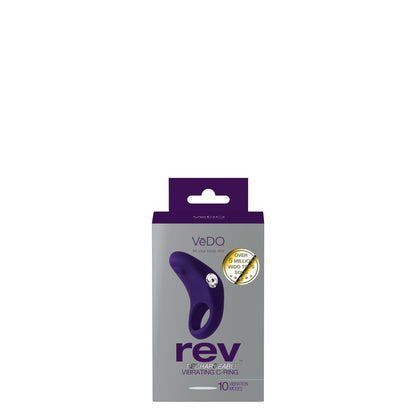 Rev Rechargeable Vibrating C-Ring - Purple | 850052871048 | Available at EroticWarehouse.com
