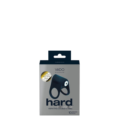 Hard Rechargeable C-Ring - Black | 850052871185 | Available at EroticWarehouse.com