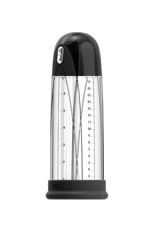 Pump Rechargeable Vacuum Penis - Just Black | 716053727589 | Available at EroticWarehouse.com