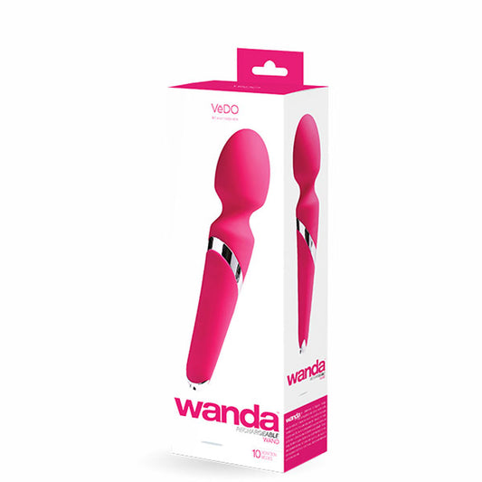 Wanda Rechargeable Wand - Foxy Pink | 789185756932 | Available at EroticWarehouse.com