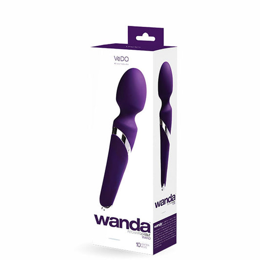 Wanda Rechargeable Wand - Deep Purple | 789185756925 | Available at EroticWarehouse.com
