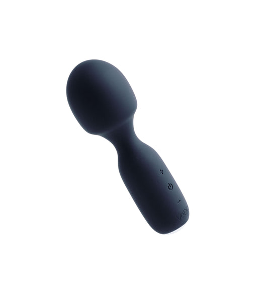 Wini Rechargeable Mini Wand - Black | 716053727886 | Available at EroticWarehouse.com