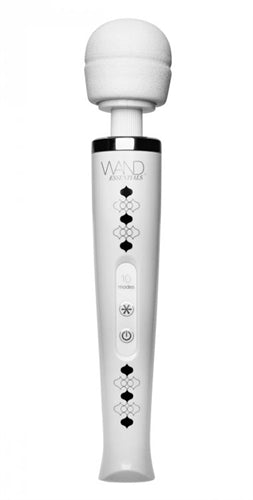 Utopia 10 Function Cordless Rechargeable Wand Massager - White | 848518014153 | Available at EroticWarehouse.com