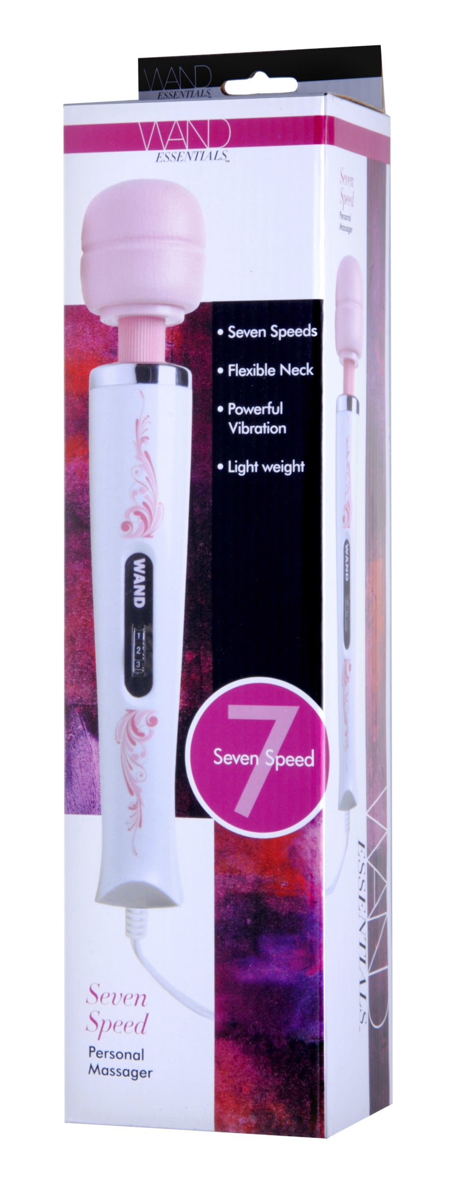 7 Speed Wand 110v - Pink | 811847011742 | Available at EroticWarehouse.com