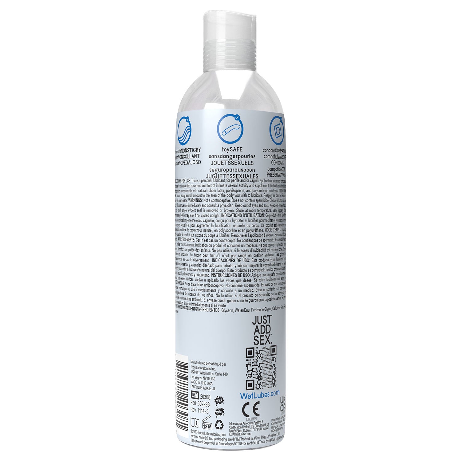 Wet Water - Luxury Waterbased Lubricant 4 Oz | 716222203081 | Available at EroticWarehouse.com