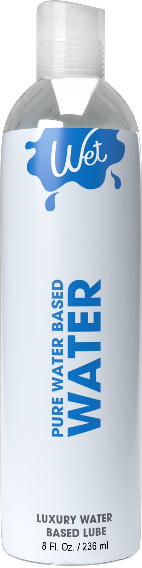 Wet Water - Luxury Water Based Lubricant 8 Oz | 716222203104 | Available at EroticWarehouse.com