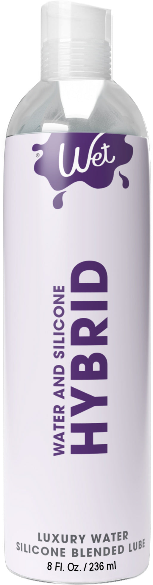 Wet Hybrid Luxury Water/silicone Blend Based Lubricant 8 Oz | 716222207324 | Available at EroticWarehouse.com