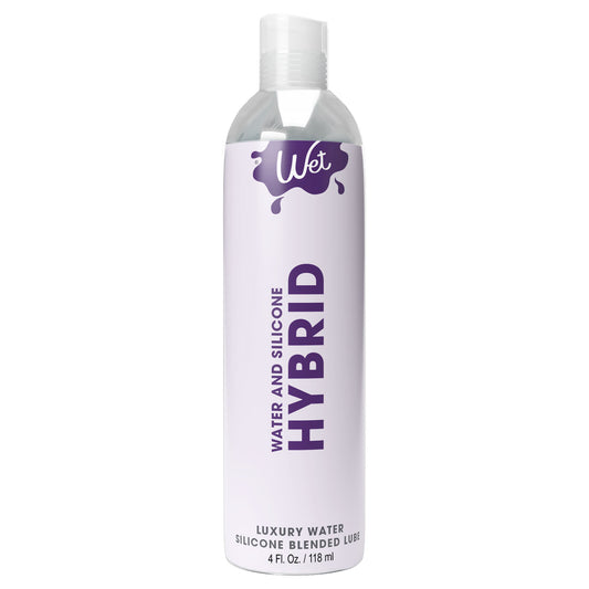 Wet Hybrid Luxury Water/silicone Blend Based Lubricant 4 Oz | 716222207348 | Available at EroticWarehouse.com