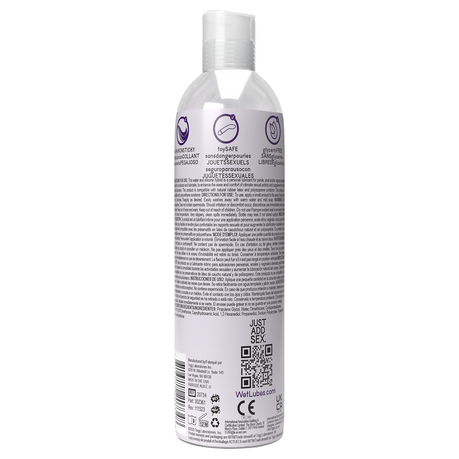 Wet Hybrid Luxury Water/silicone Blend Based Lubricant 4 Oz | 716222207348 | Available at EroticWarehouse.com