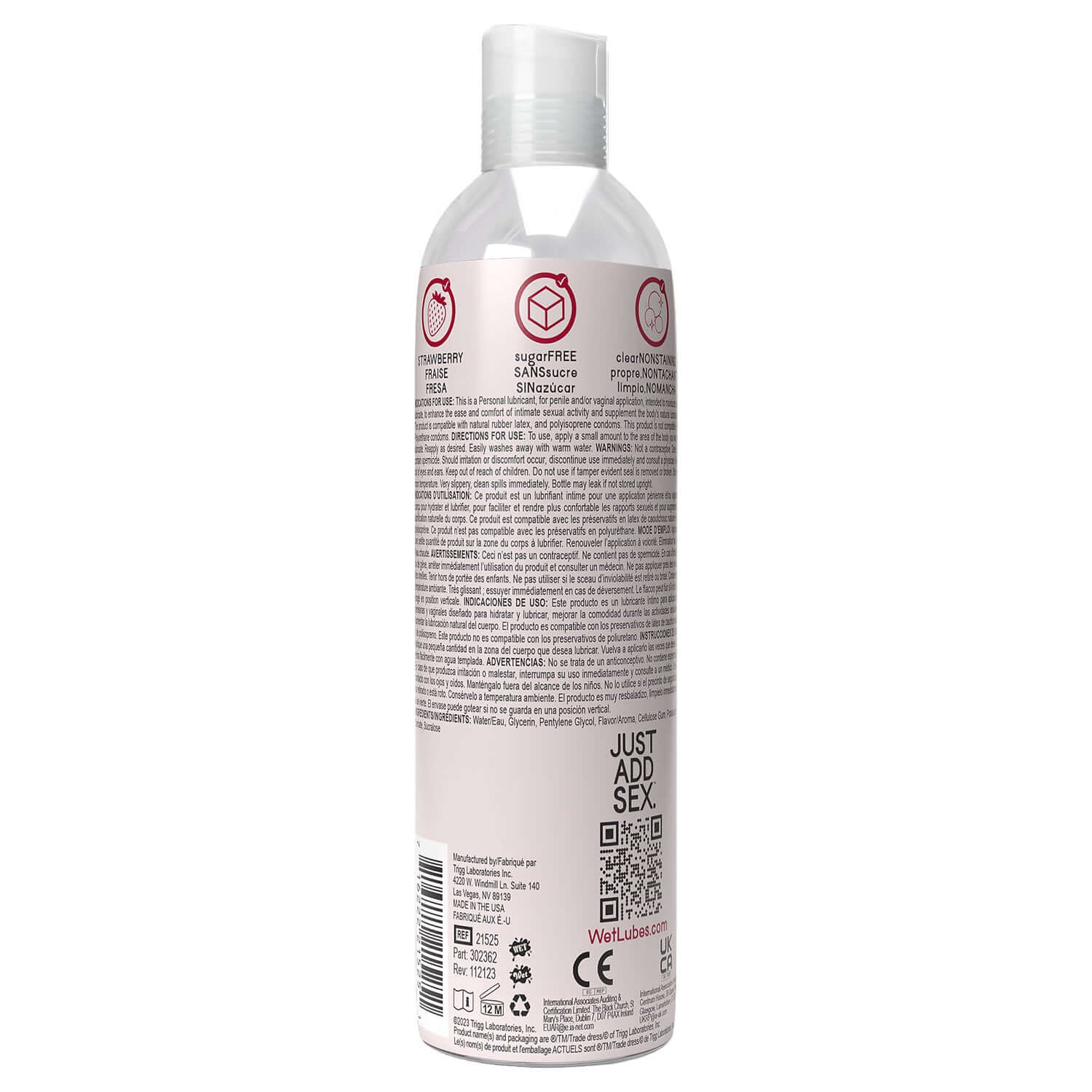 Wet Delicious Oral Play - Strawberry - Waterbased Flavored Lubricant 4 Oz | 716222215251 | Available at EroticWarehouse.com