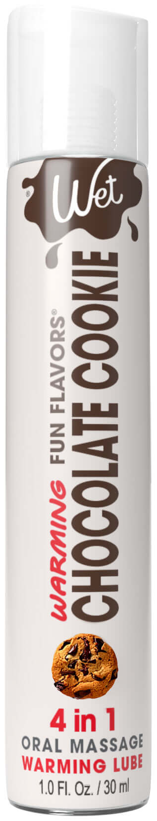 Wet Warming Fun Flavors - Chocolate Cookie - 4 in 1 Lubricant 1 Oz | 716222215817 | Available at EroticWarehouse.com