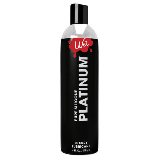 Wet Platinum - Luxury Silicone Based Lubricant 4 Oz | 716222270052 | Available at EroticWarehouse.com