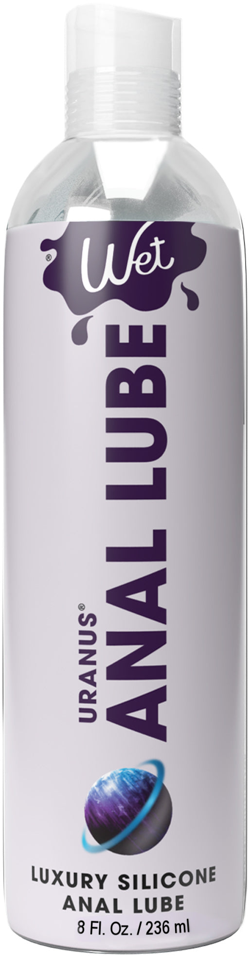 Wet Uranus Anal Lube - Premium Silicone Based Lubricant 8 Oz | 716222350082 | Available at EroticWarehouse.com