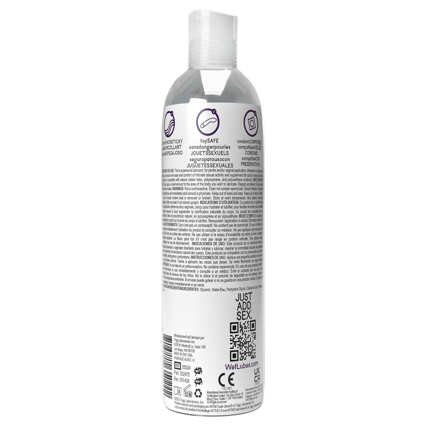 Wet Anal Lube 4oz Uranus Extra Thick Water Based | 716222350242 | Available at EroticWarehouse.com