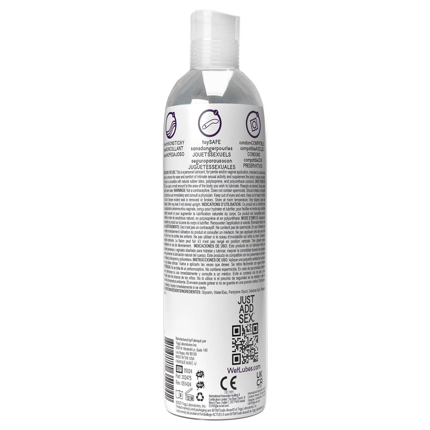 Uranus Extra Thick Water Based Anal Lube by WET 8oz | 716222350280 | Available at EroticWarehouse.com
