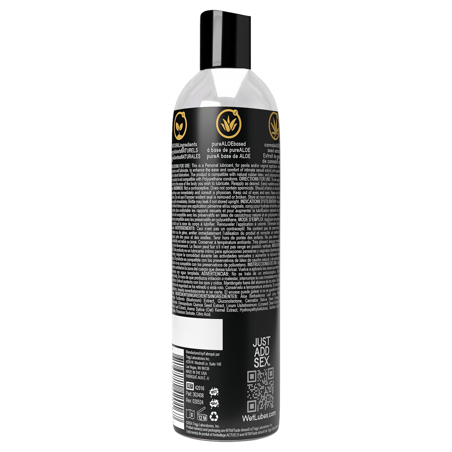 Wet Hemptation 8oz | 716222420181 | Available at EroticWarehouse.com