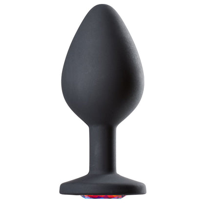 Cloud 9 Novelties Gems Jeweled Silicone Anal Plug - Medium | 853545008112 | Available at EroticWarehouse.com