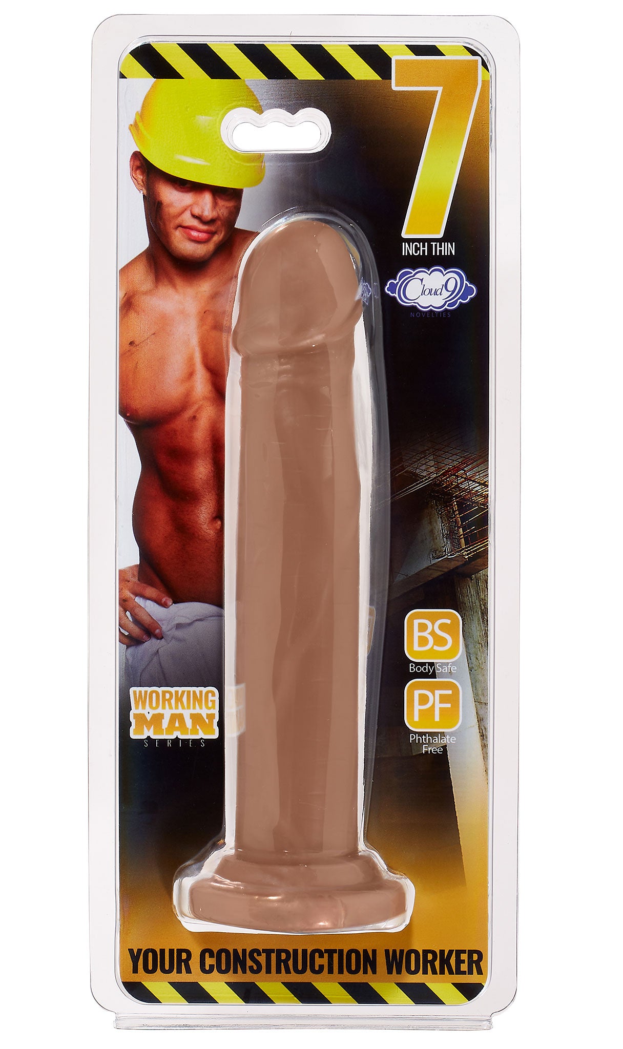 Cloud 9 Working Man 7 Inch - Your Construction Worker - Light | 850013016945 | Available at EroticWarehouse.com