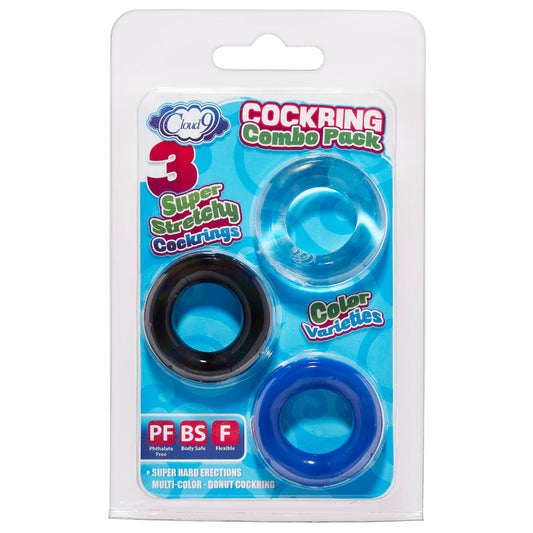 Cockring Combo Color Varieties | 635346638329 | Available at EroticWarehouse.com