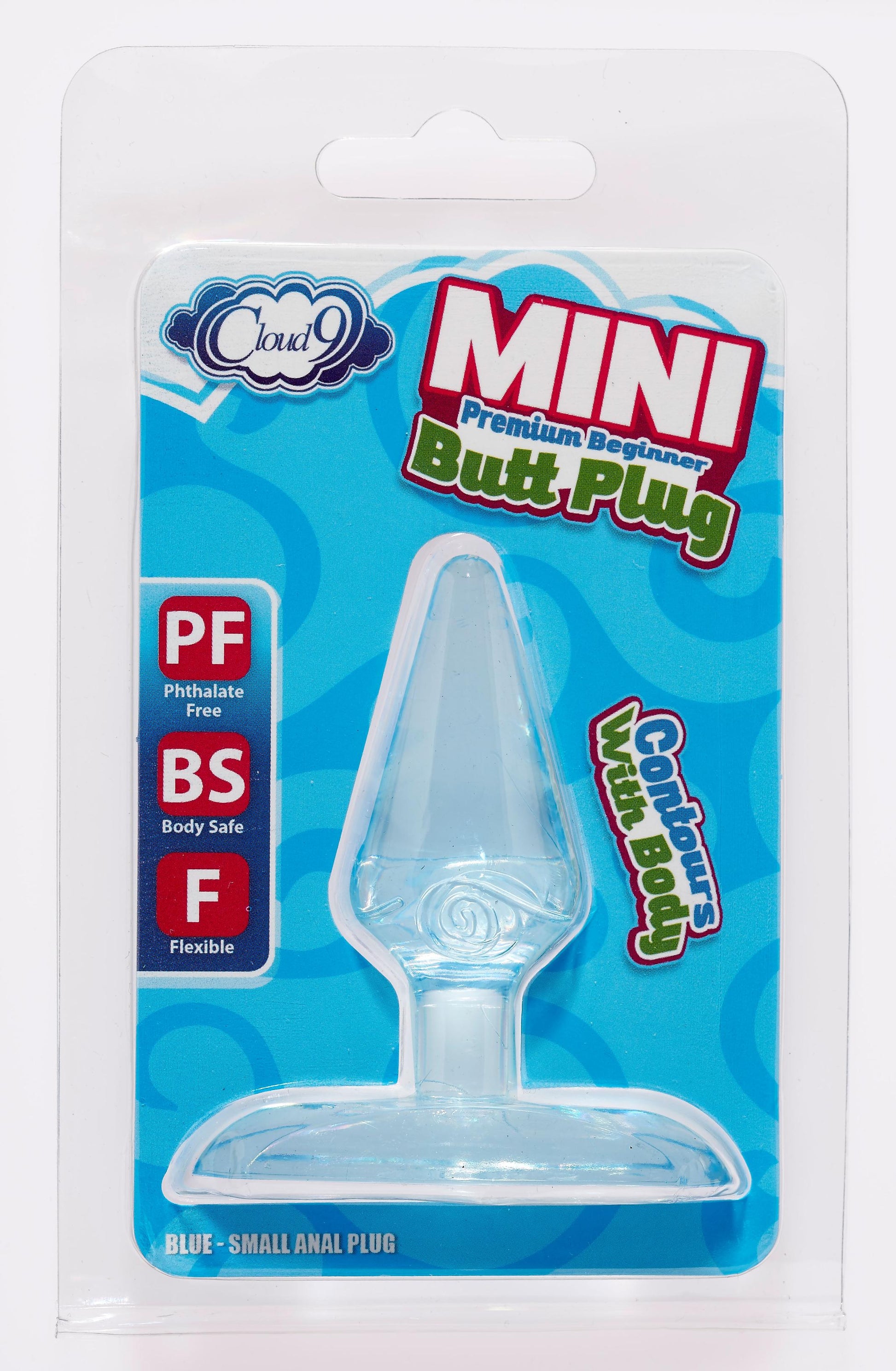Mini Premium Beginner Butt Plug - Blue | 635346638374 | Available at EroticWarehouse.com