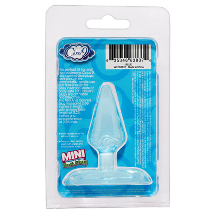 Mini Premium Beginner Butt Plug - Blue | 635346638374 | Available at EroticWarehouse.com