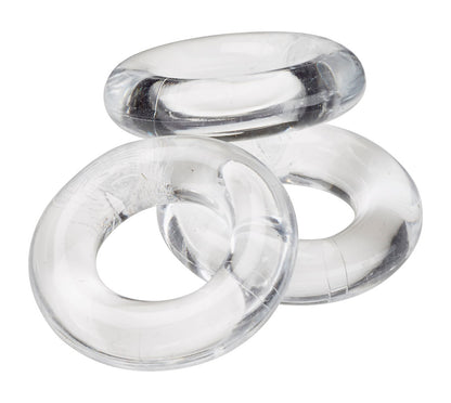 Cockring Combo Clear | 635346638428 | Available at EroticWarehouse.com