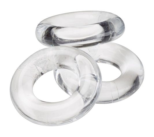 Cockring Combo Clear | 635346638428 | Available at EroticWarehouse.com