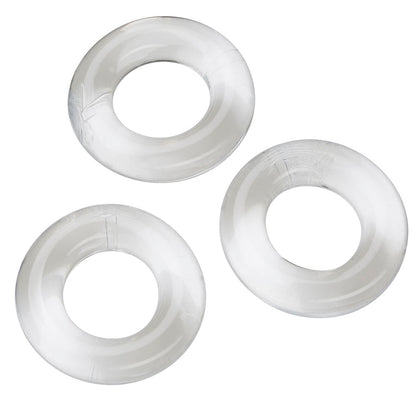 Cockring Combo Clear | 635346638428 | Available at EroticWarehouse.com