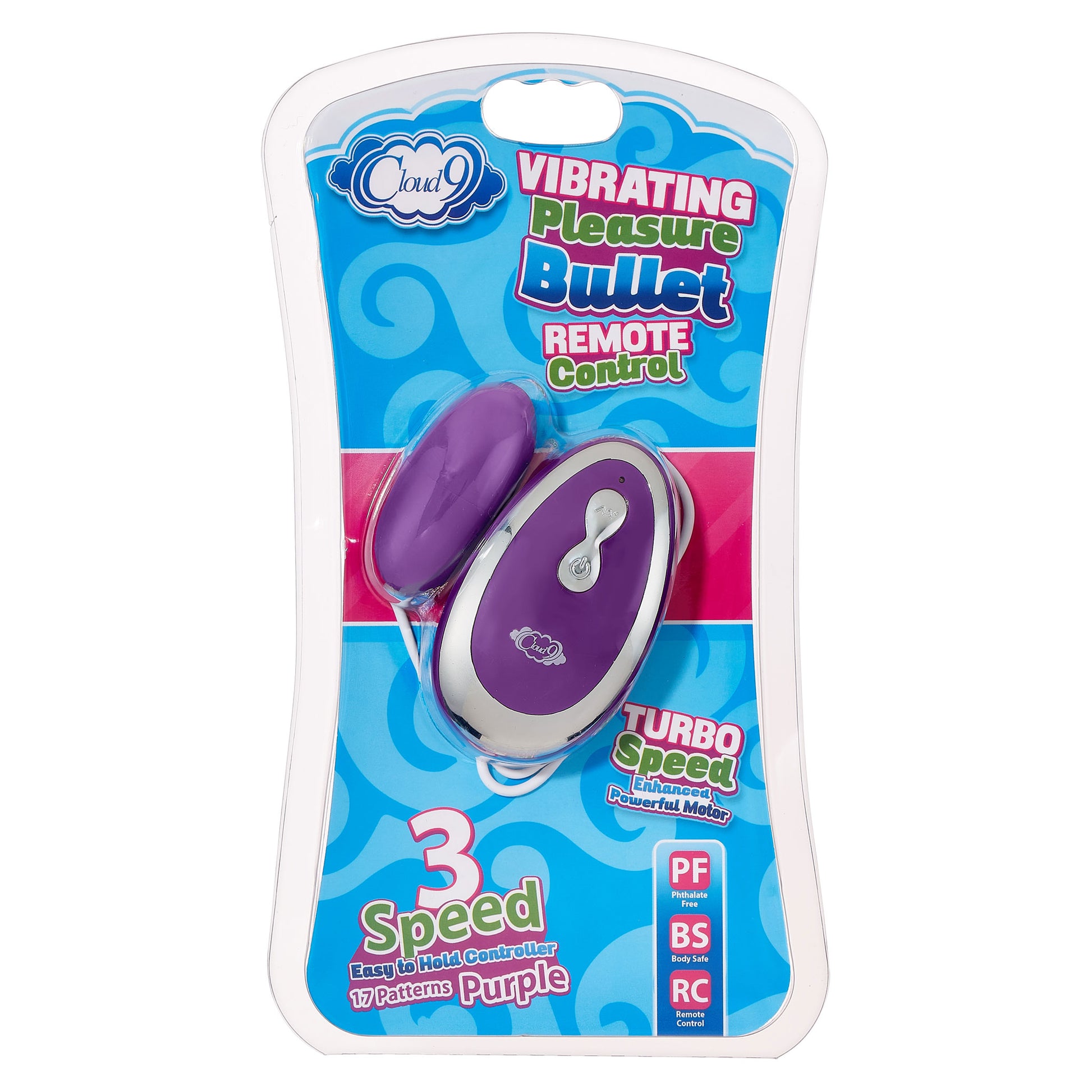 Cloud 9 3 Speed Bullet With Remote - Purple | 685239852370 | Available at EroticWarehouse.com